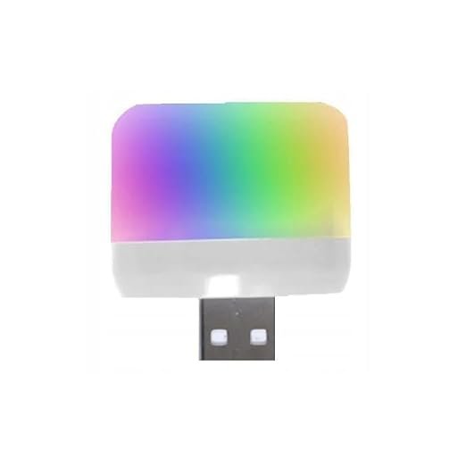 USB Atmosphere Night Lamp 3W RGB Mini LED, Color Changing Mood Lamp for Bedroom & Car