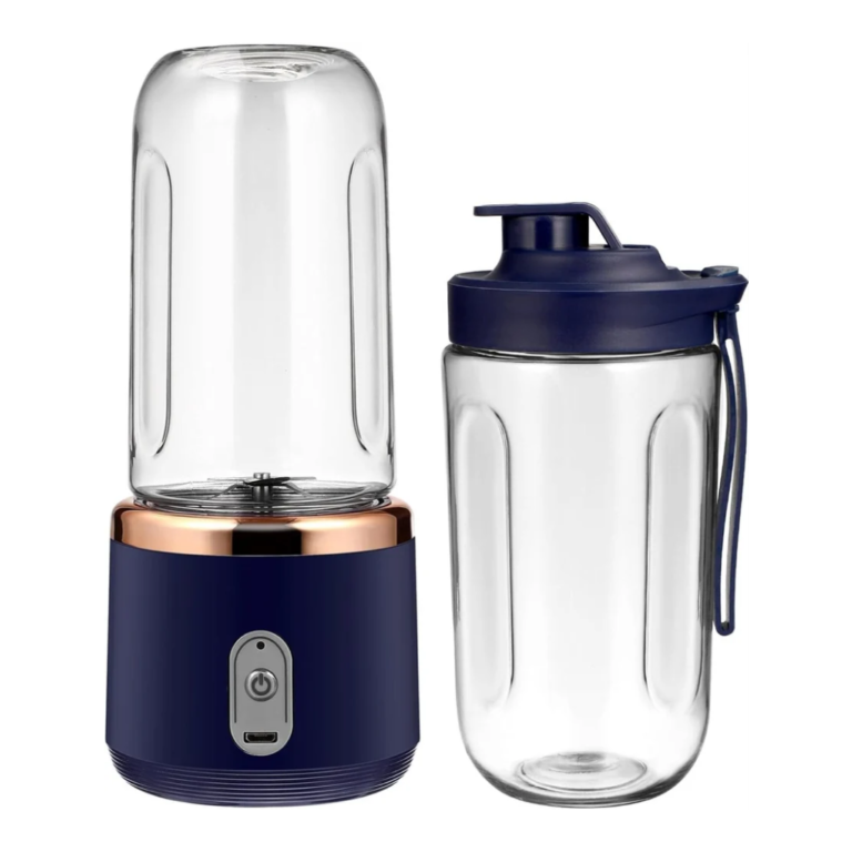 Portable Juicer Blender for Smoothies & Shakes, USB Rechargeable, Compact 300ml, 6-Blade Mini Blender for Travel, Gym & Home Use